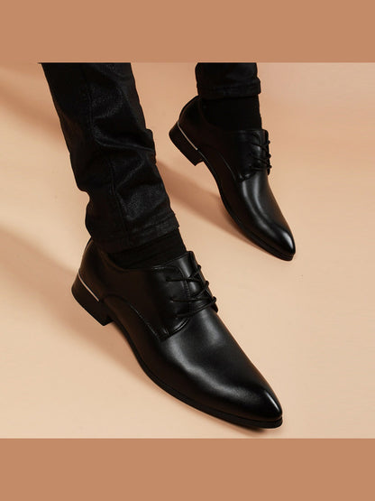 Color handcrafted genuine leather shoes - color image