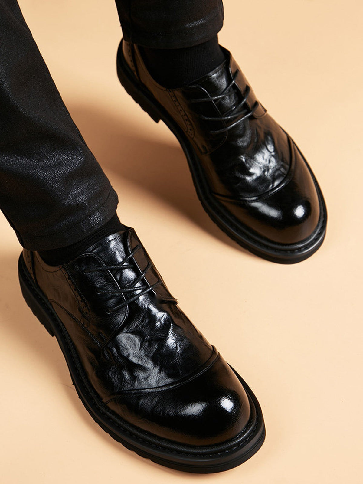 Handcrafted genuine leather shoes product view