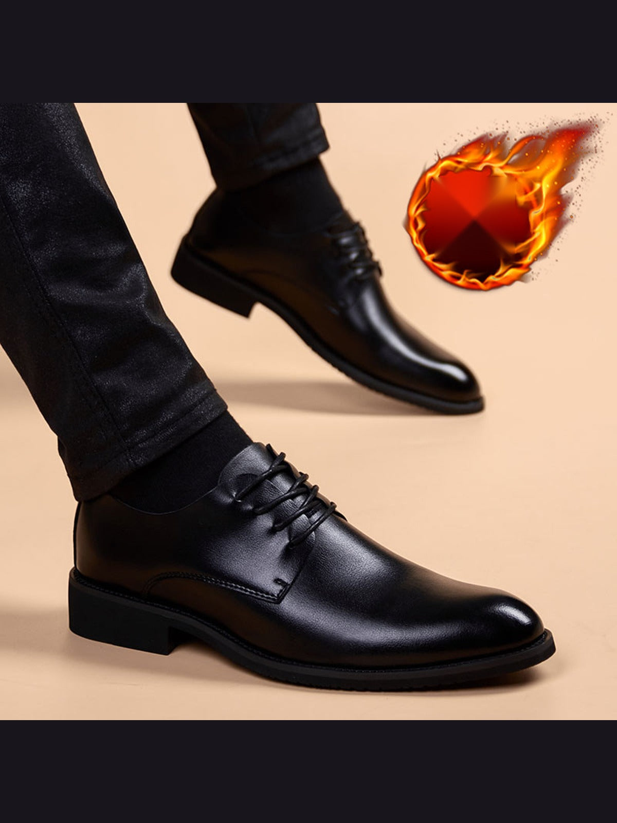 Color handcrafted genuine leather shoes - color image