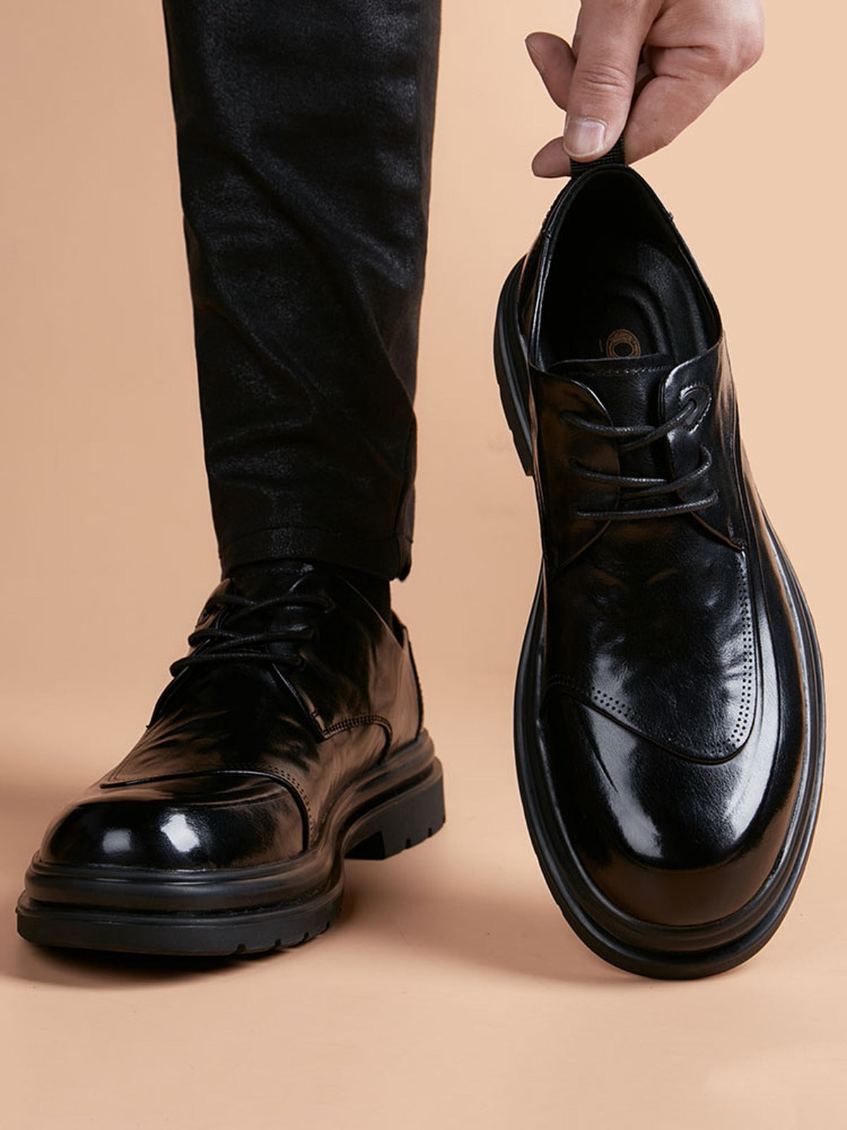 Handcrafted genuine leather shoes product view