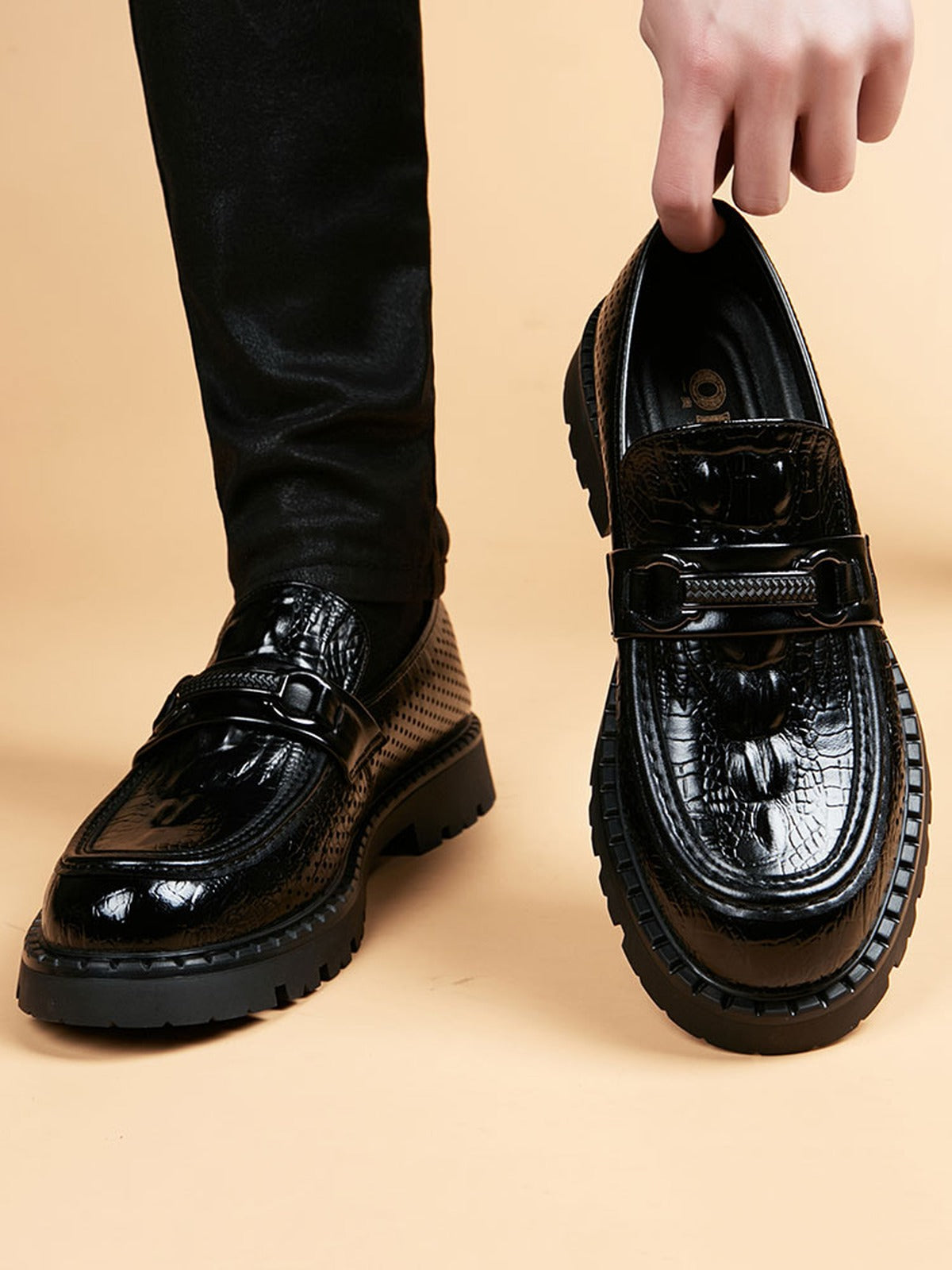 Handcrafted genuine leather shoes product view