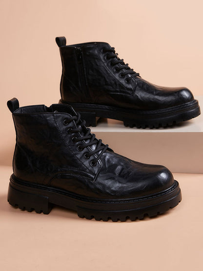 Handcrafted Genuine Leather Men's Boots - product view 3