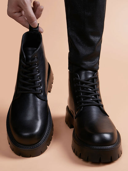 Handcrafted Genuine Leather Men's Boots - product view 2