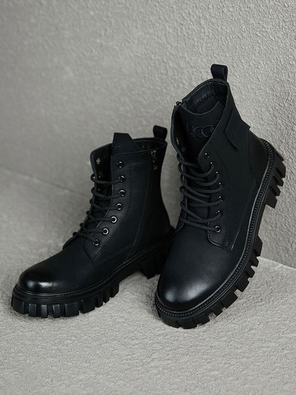 Handcrafted Genuine Leather Men's Boots - product view 4