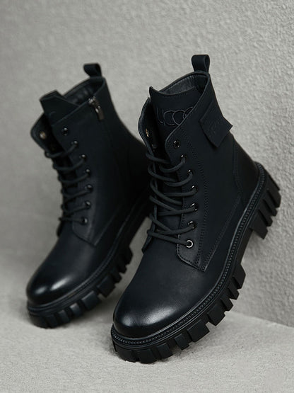 Handcrafted Genuine Leather Men's Boots - product view 5
