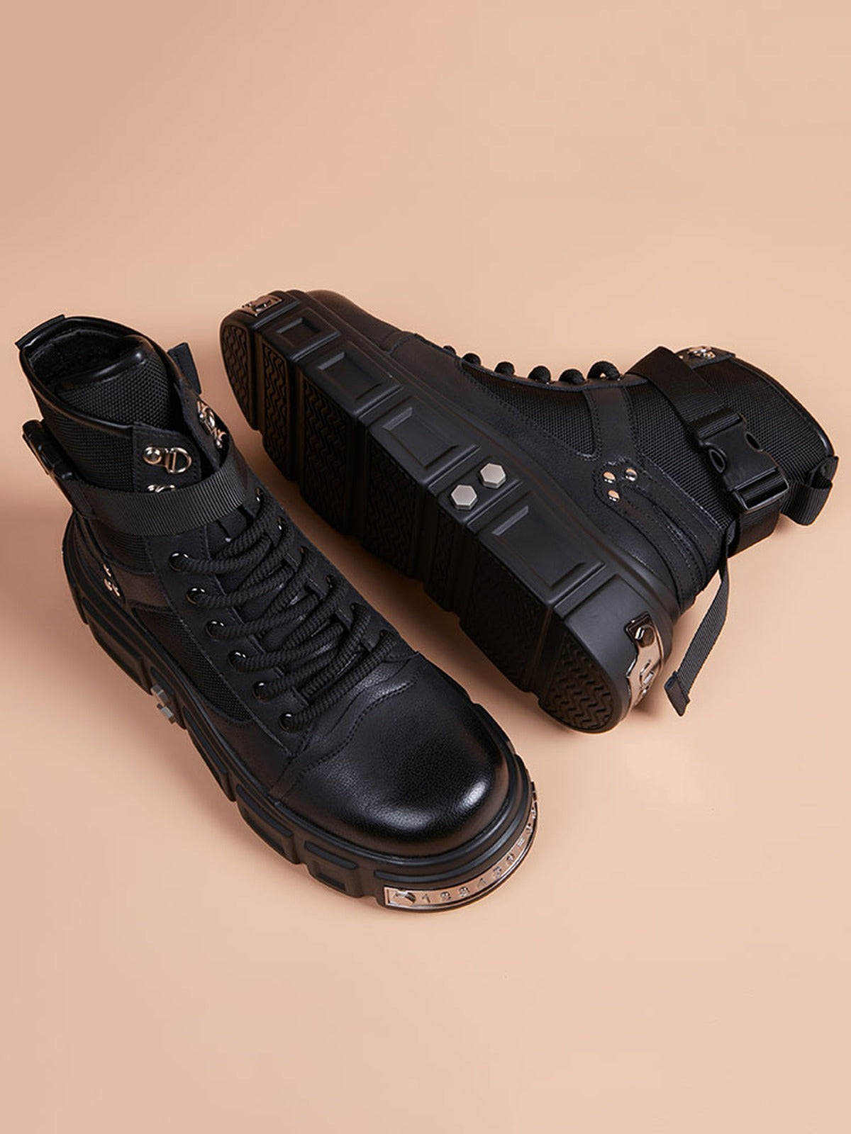 Handcrafted Genuine Leather Men's Boots - product view 5