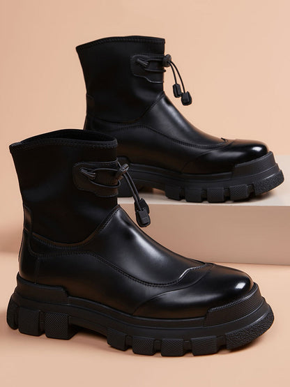 Handcrafted Genuine Leather Men's Boots - product view 4