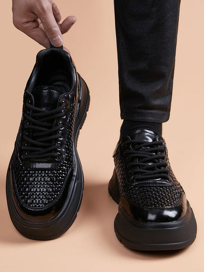 Handcrafted Genuine Leather Men's Derby Shoes - product view 2