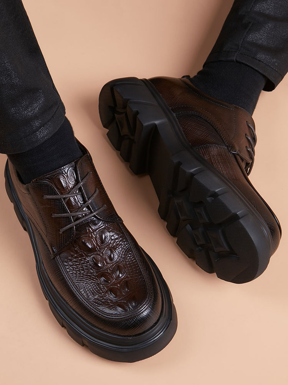 Handcrafted genuine leather shoes product view