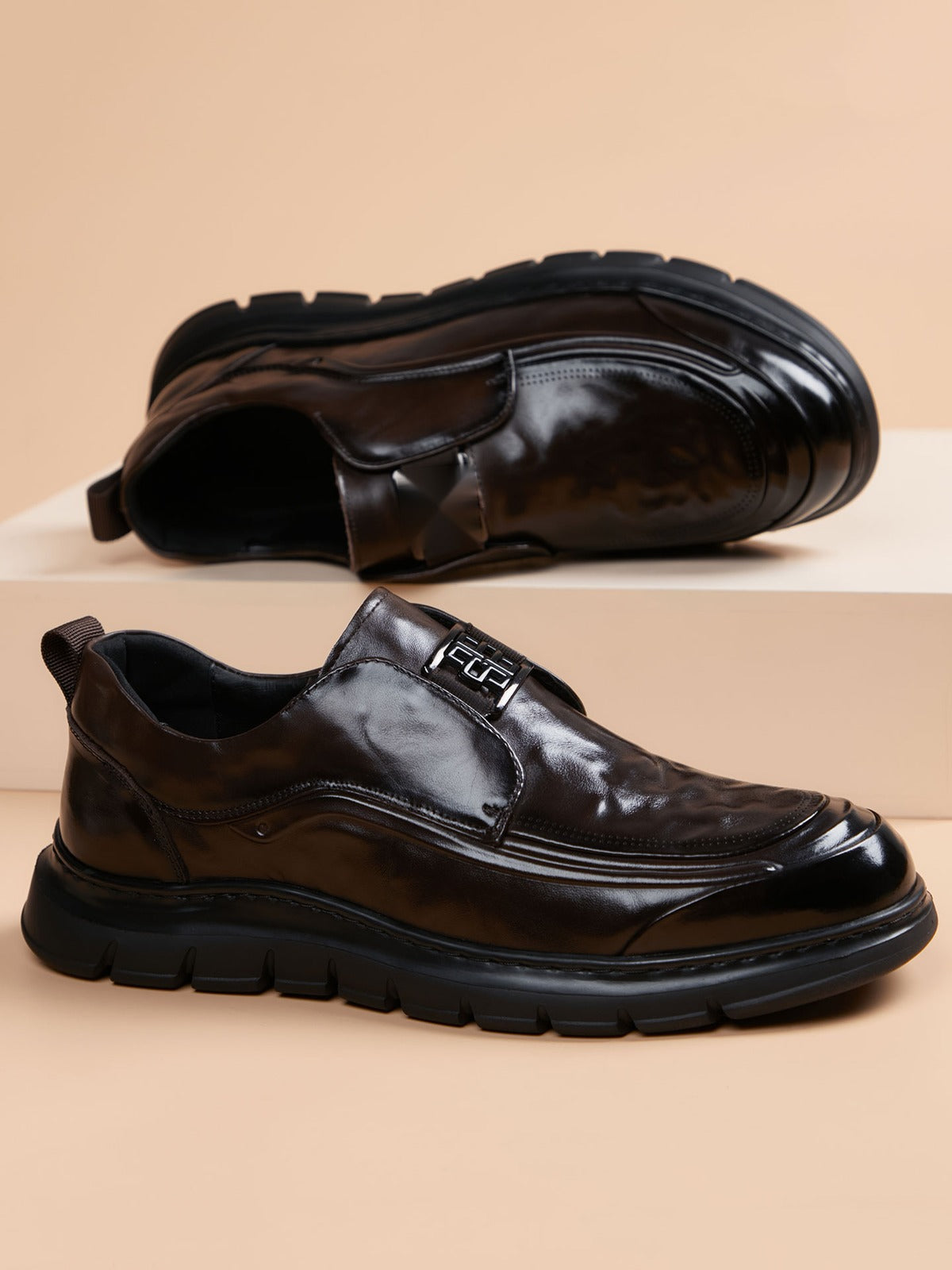 Handcrafted genuine leather shoes product view